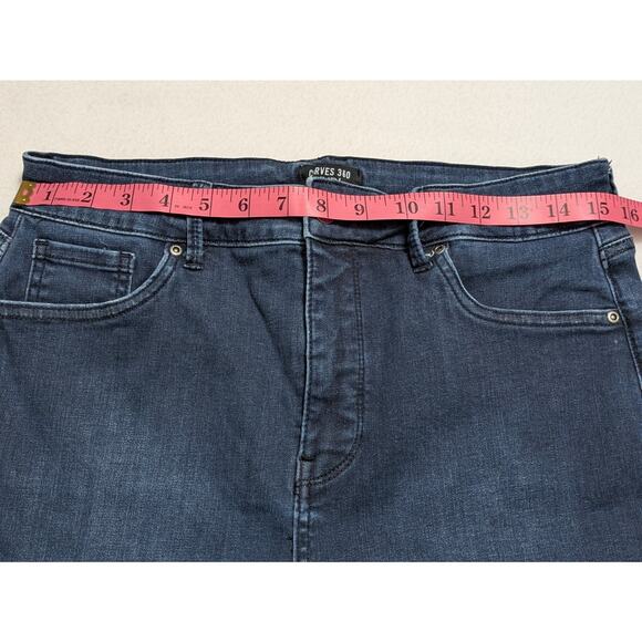NYDJ Curve 360 Shaper Marilyn Straight Jeans Womens Sz 10 Blue - Picture 9 of 12